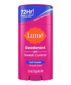 Lume Sweat Control Solid Deodorant Soft Powder