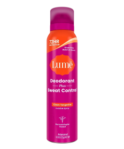 Lume Sweat Control Spray Deodorant Clean Tangerine
